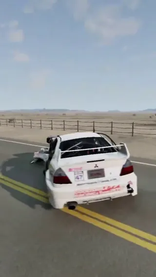 BeamNG Car Crashes & Extreme Physics clip 6