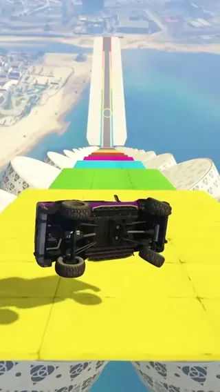 GTA 5 Mega Ramps & Night Weaving clip 10